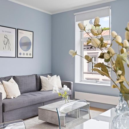 Modern And Bright Apartment In Central Oslo Exterior foto